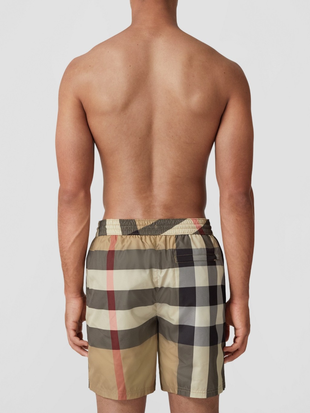 BURBERRY Check Beige plavky Veľkosť: XL – Obrázok 3