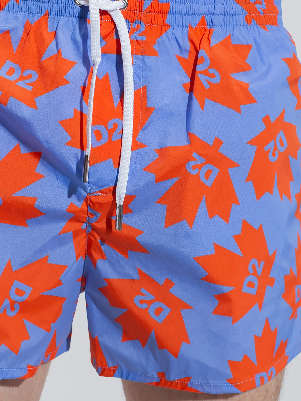 DSQUARED2 Leafs Blue plavky Veľkosť: XL – Obrázok 4