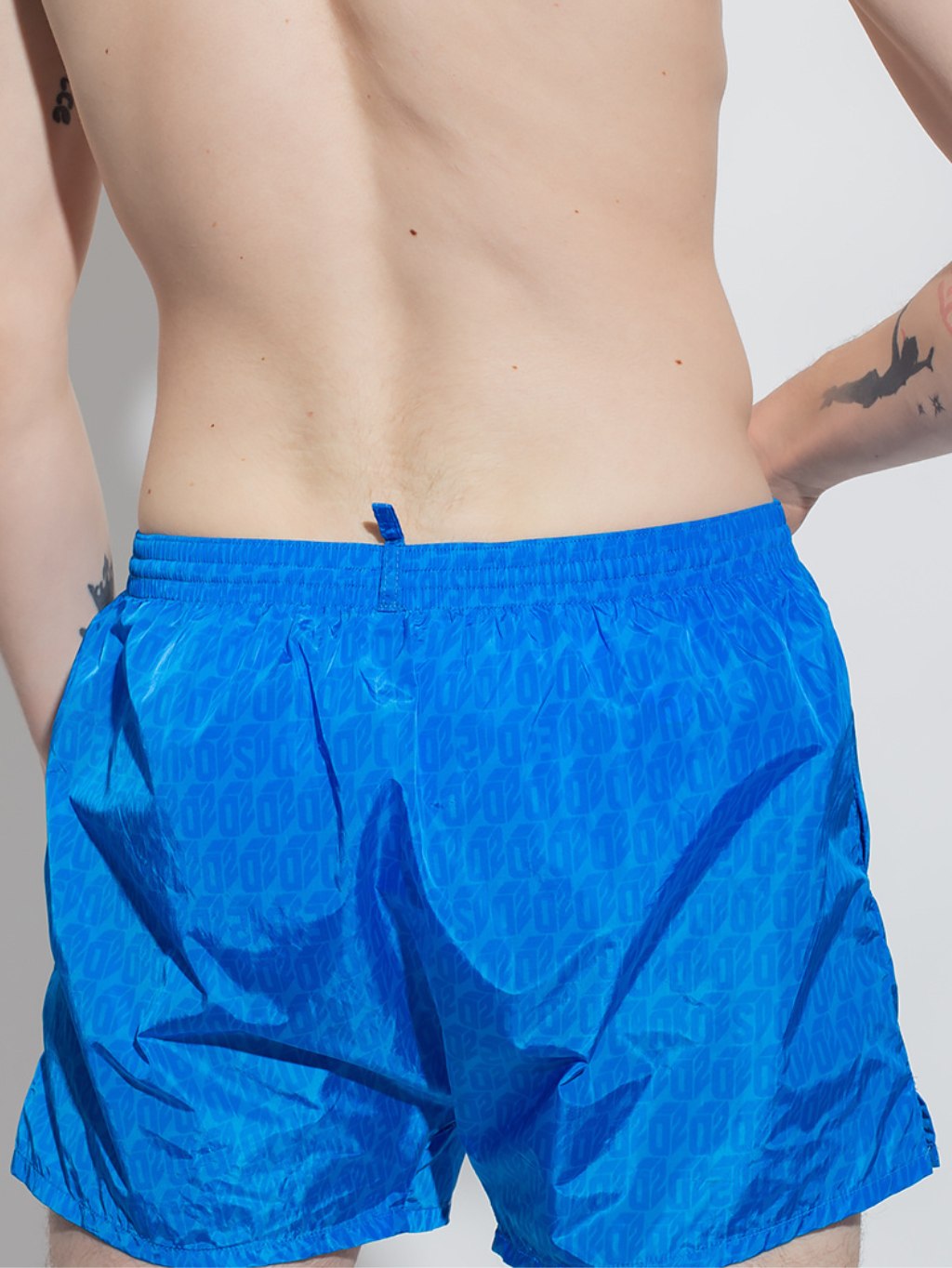 DSQUARED2 Monogram Blue plavky Veľkosť: XL – Obrázok 3