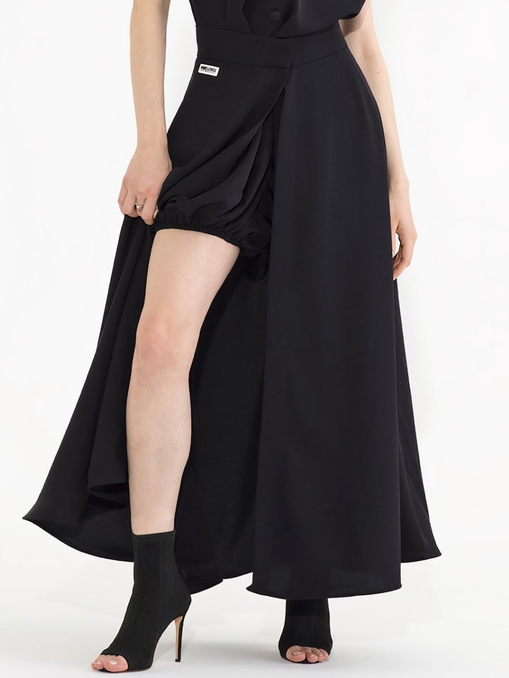 #VDR Glossy Black sukňa Veľkosť: M – Obrázok 5