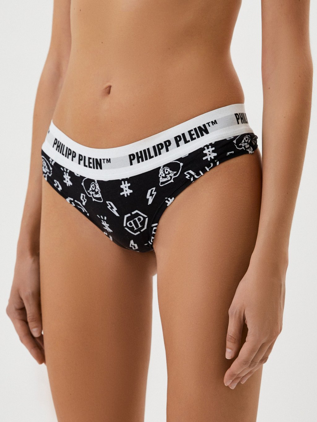 PHILIPP PLEIN Nero 2-Pack tangá Veľkosť: L