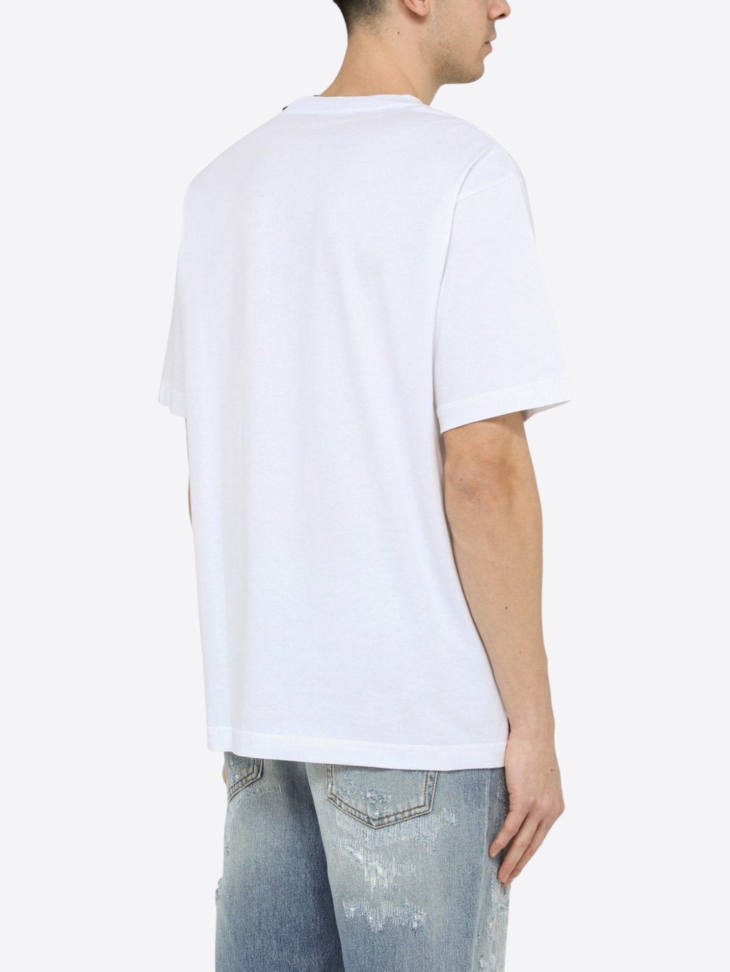 DOLCE & GABBANA Sicilians White tričko Veľkosť: S – Obrázok 4