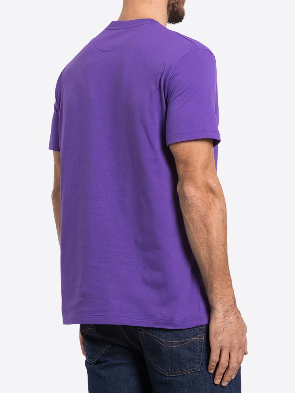 VALENTINO Logo Purple tričko Veľkosť: XXL – Obrázok 3