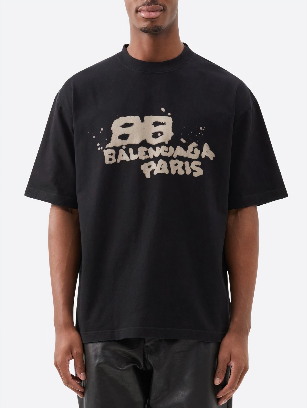 BALENCIAGA Artwork Black tričko Veľkosť: L