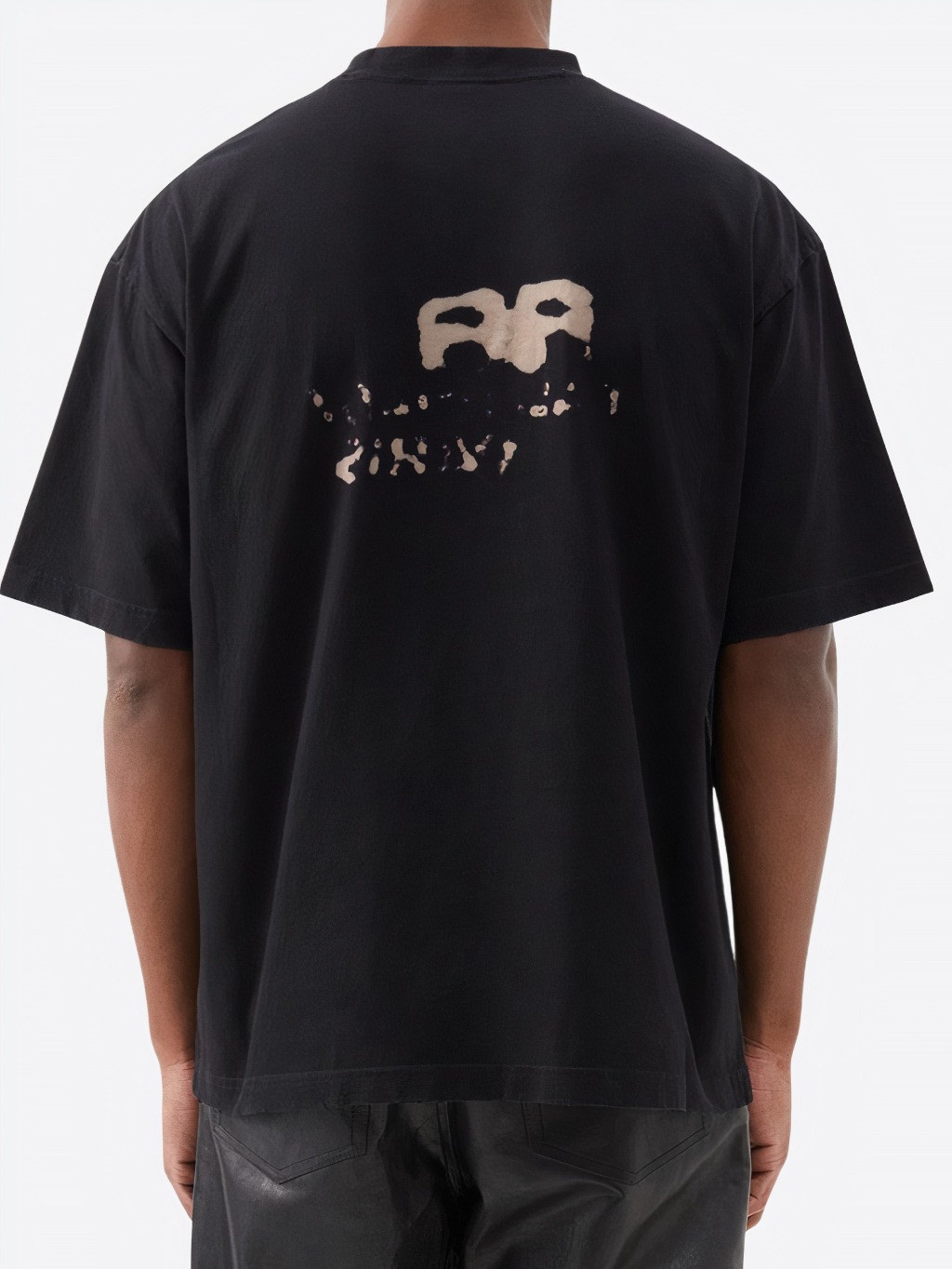 BALENCIAGA Artwork Black tričko Veľkosť: XL – Obrázok 3