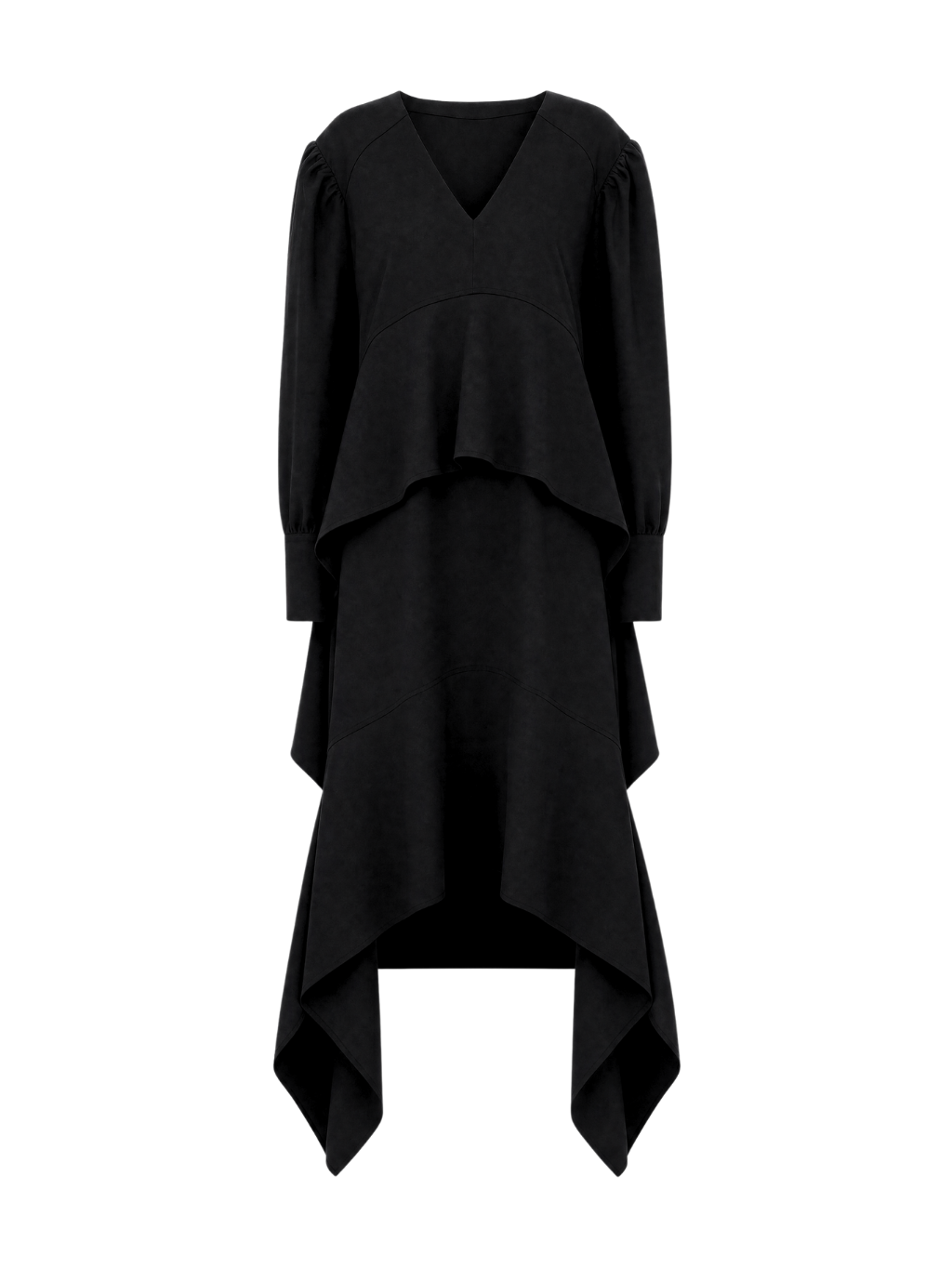 #VDR Frills Black šaty Veľkosť: S