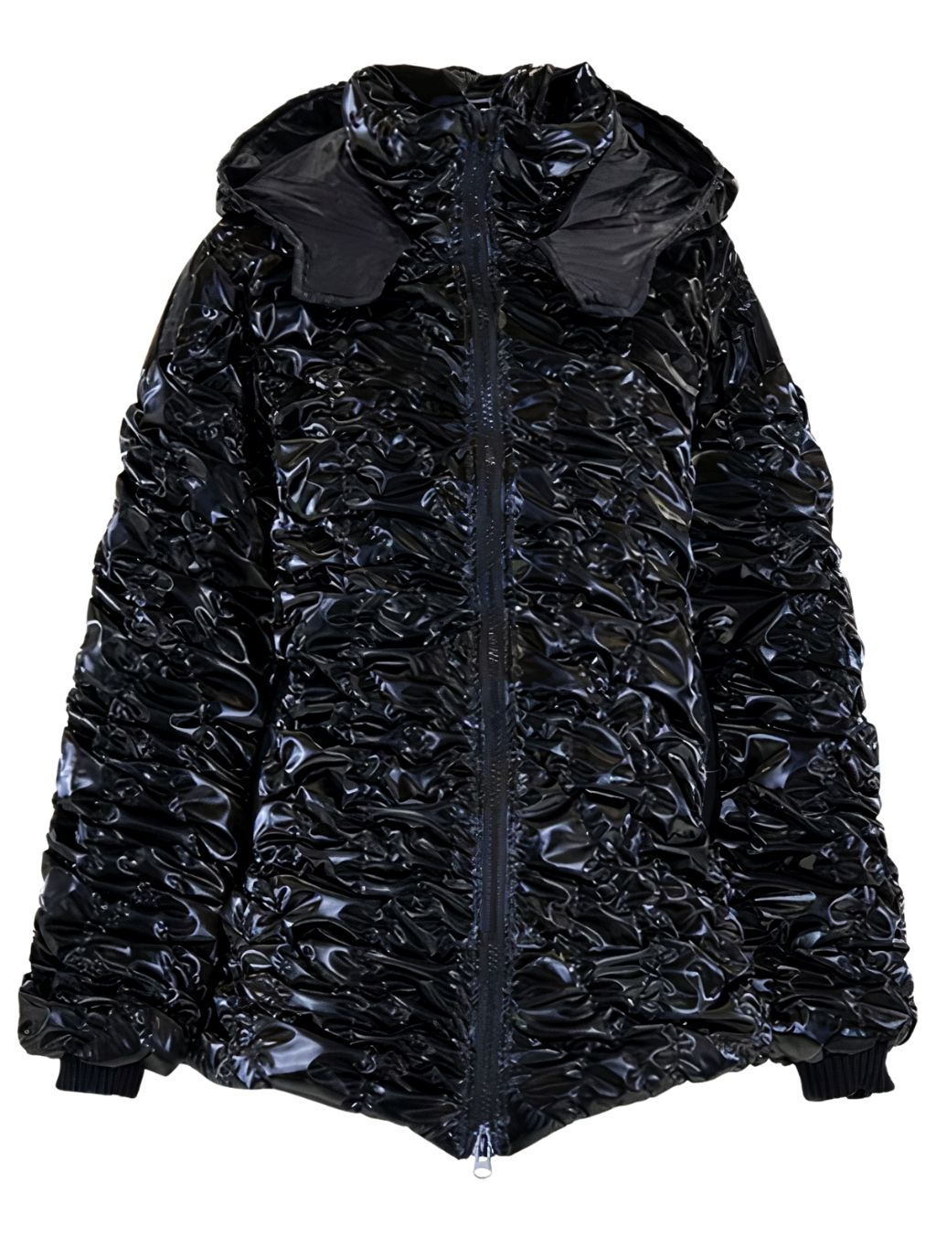 #VDR Crumpled Black bunda Veľkosť: Univerzálna