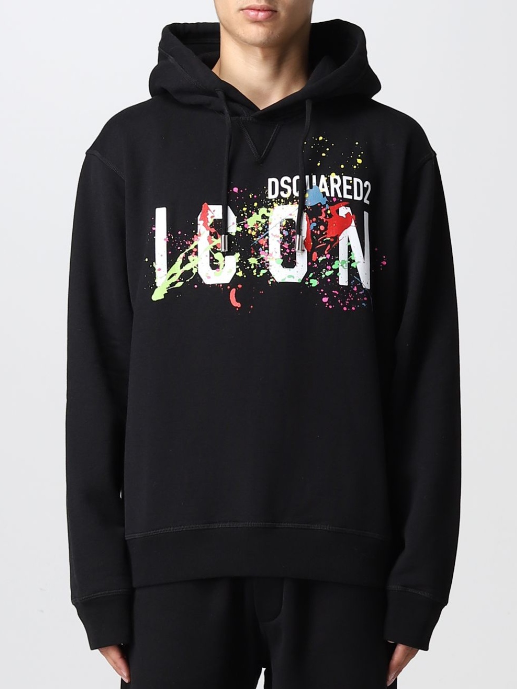 DSQUARED2 Icon Splatted mikina Veľkosť: XL