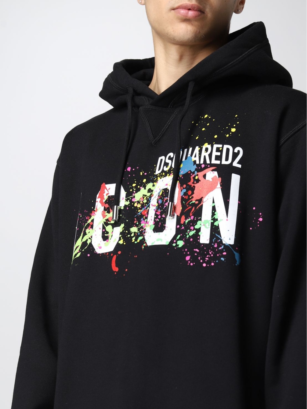DSQUARED2 Icon Splatted mikina Veľkosť: L – Obrázok 4
