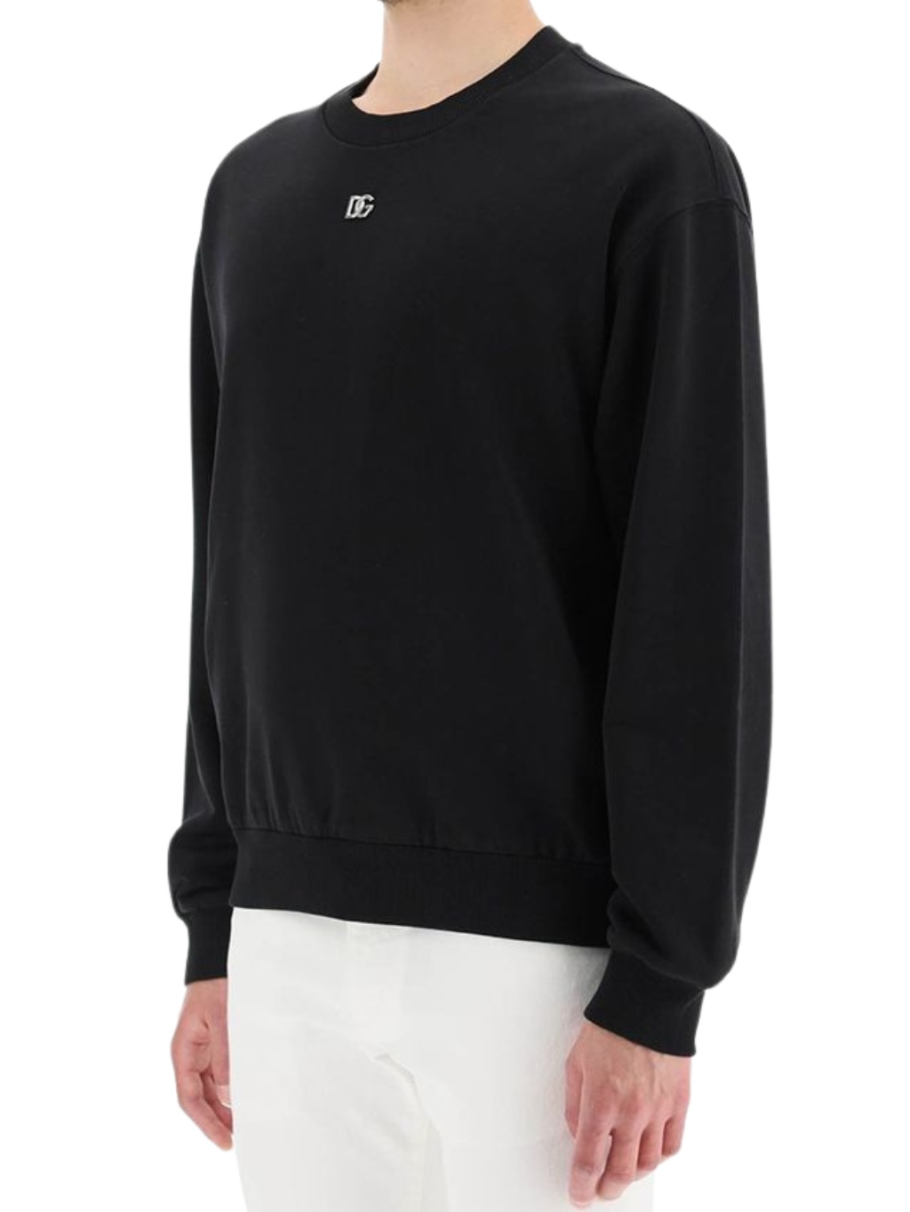 DOLCE & GABBANA Logo Black mikina Veľkosť: XXL – Obrázok 3