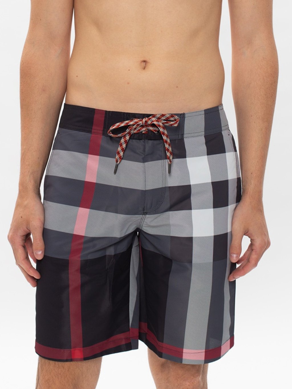 BURBERRY Check Grey plavky Veľkosť: 3XL