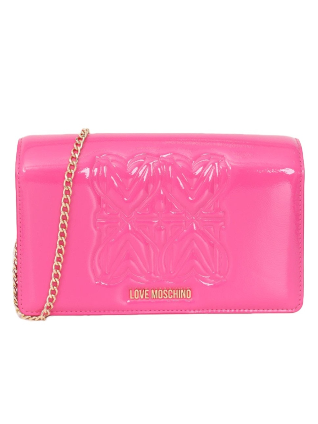LOVE MOSCHINO Tangled Pink crossbody kabelka