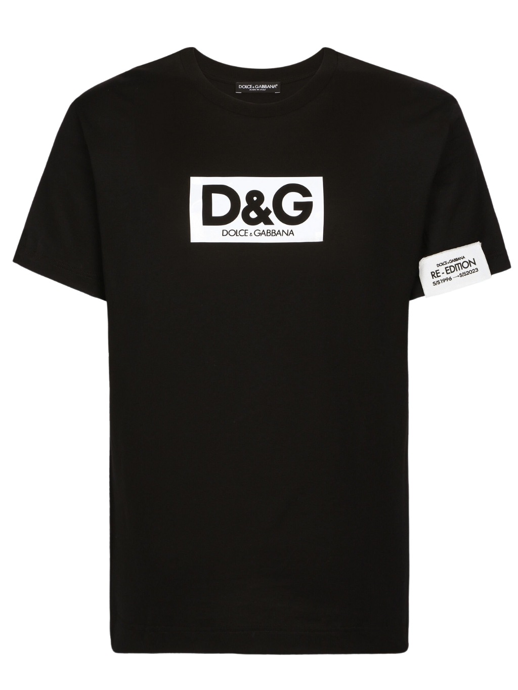 DOLCE & GABBANA Patch Black tričko