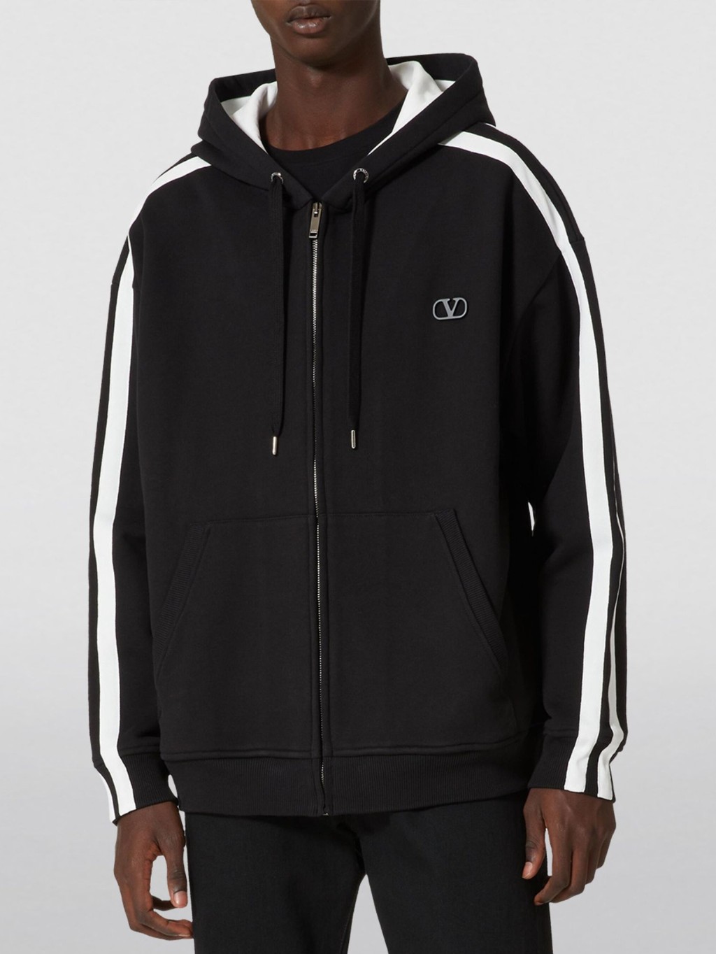 VALENTINO VLogo Black mikina Veľkosť: S