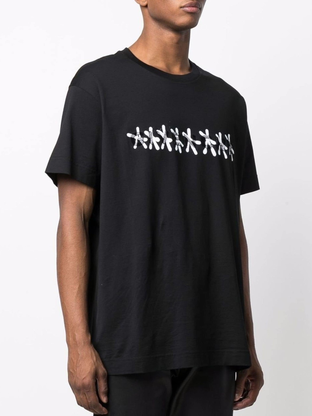 GIVENCHY Overprint Black tričko Veľkosť: M
