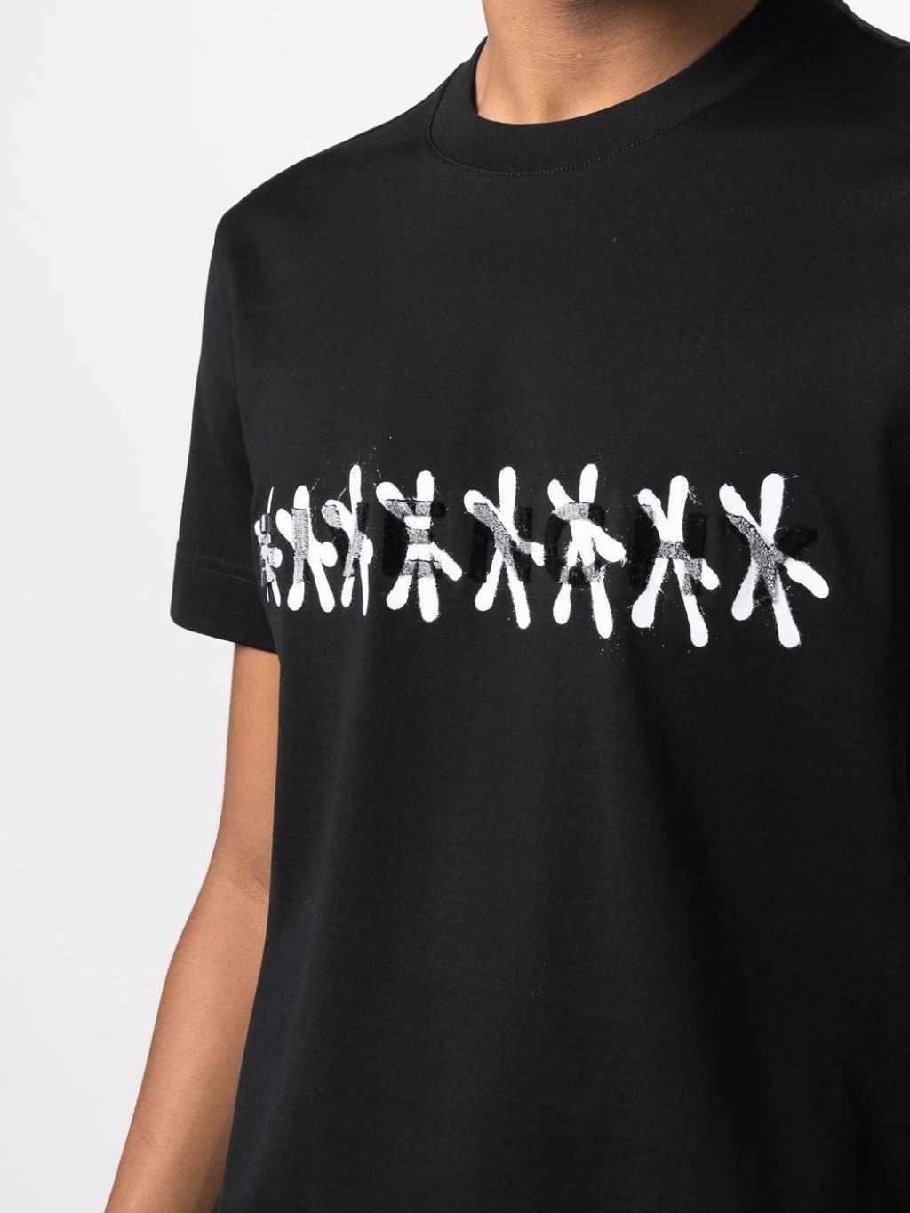 GIVENCHY Overprint Black tričko Veľkosť: M – Obrázok 4