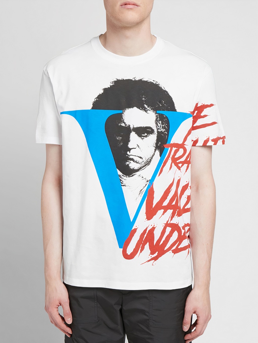 VALENTINO Undercover White tričko Veľkosť: S