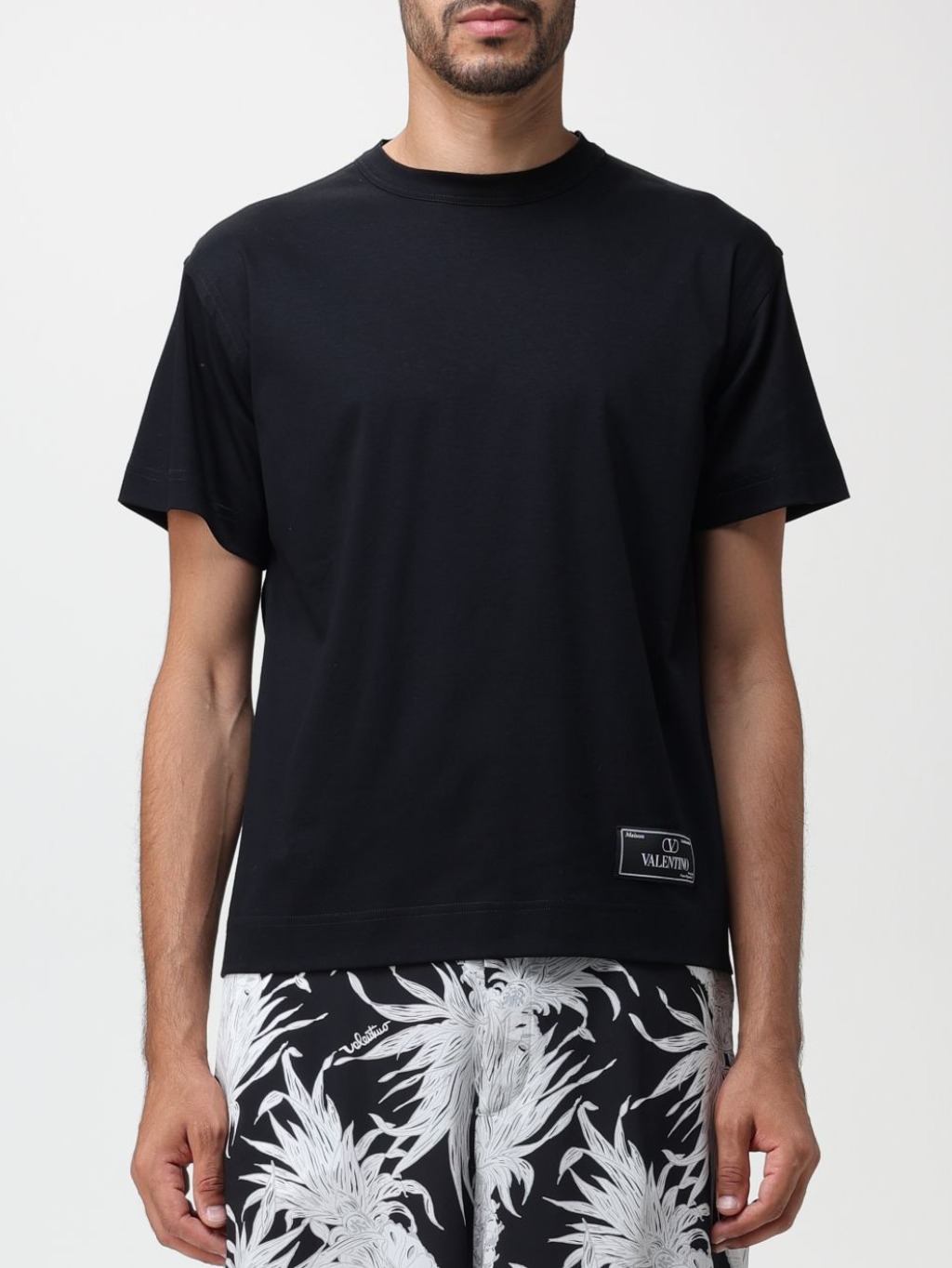 VALENTINO Maison Black tričko Veľkosť: S