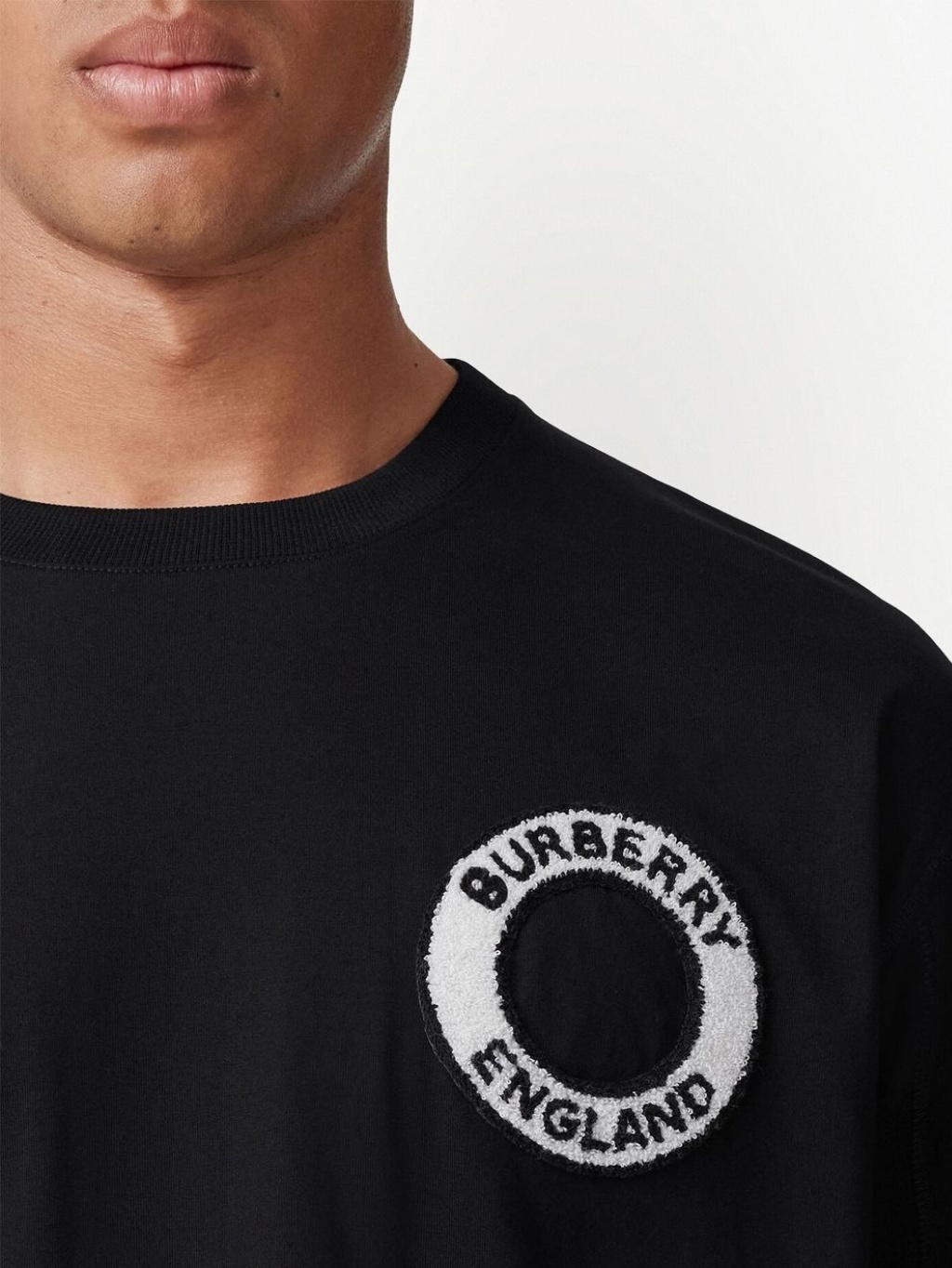 BURBERRY England Black tričko Veľkosť: XXL – Obrázok 4