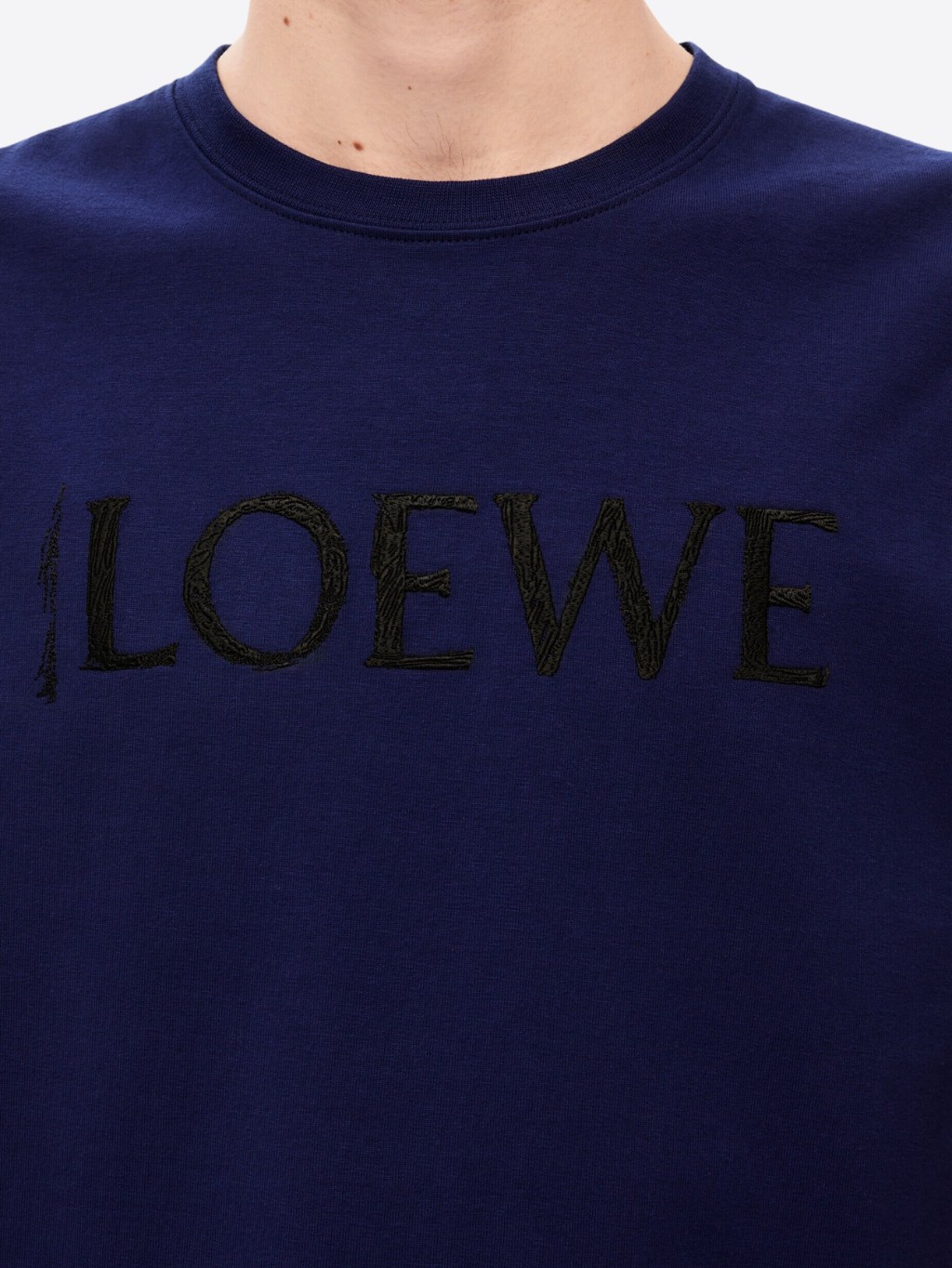 LOEWE Logo Dark Purple tričko Veľkosť: M – Obrázok 4