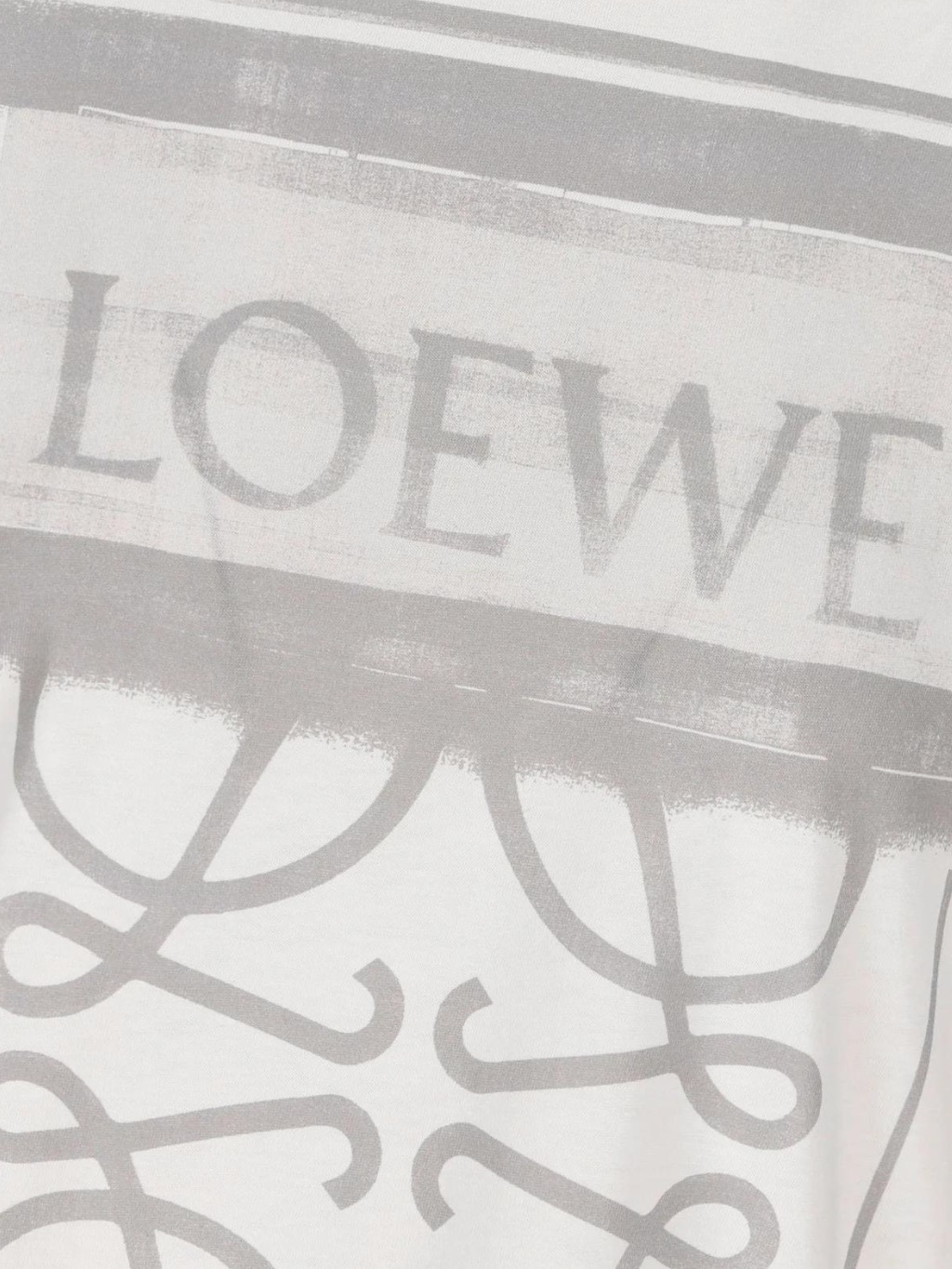 LOEWE Logo Grey White tričko Veľkosť: L – Obrázok 5