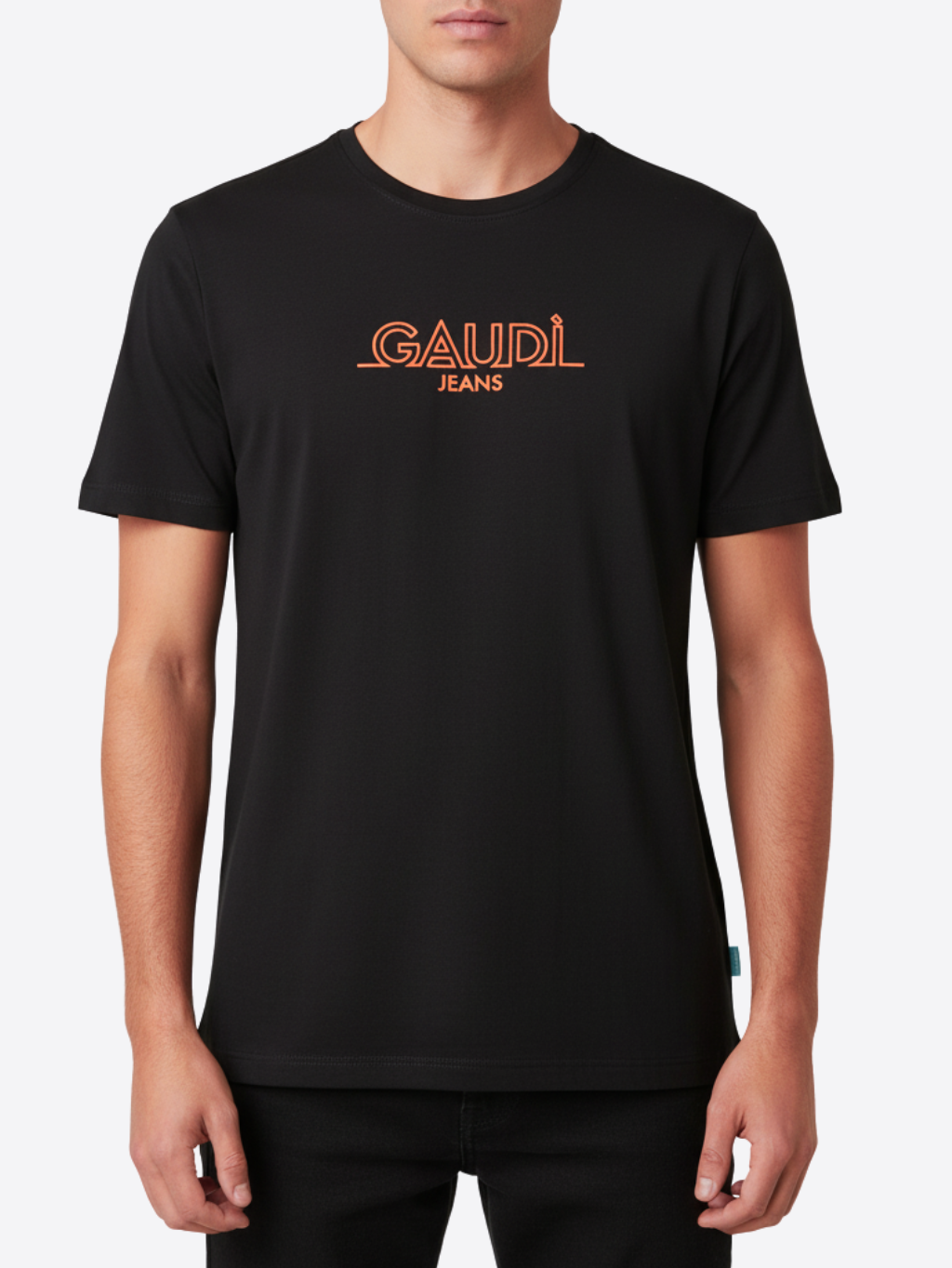 GAUDI Logo Black tričko Veľkosť: XXL