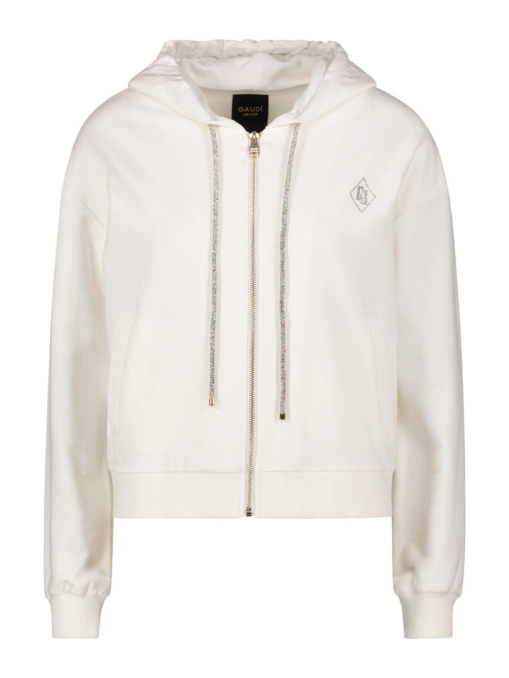 GAUDI Zip White mikina