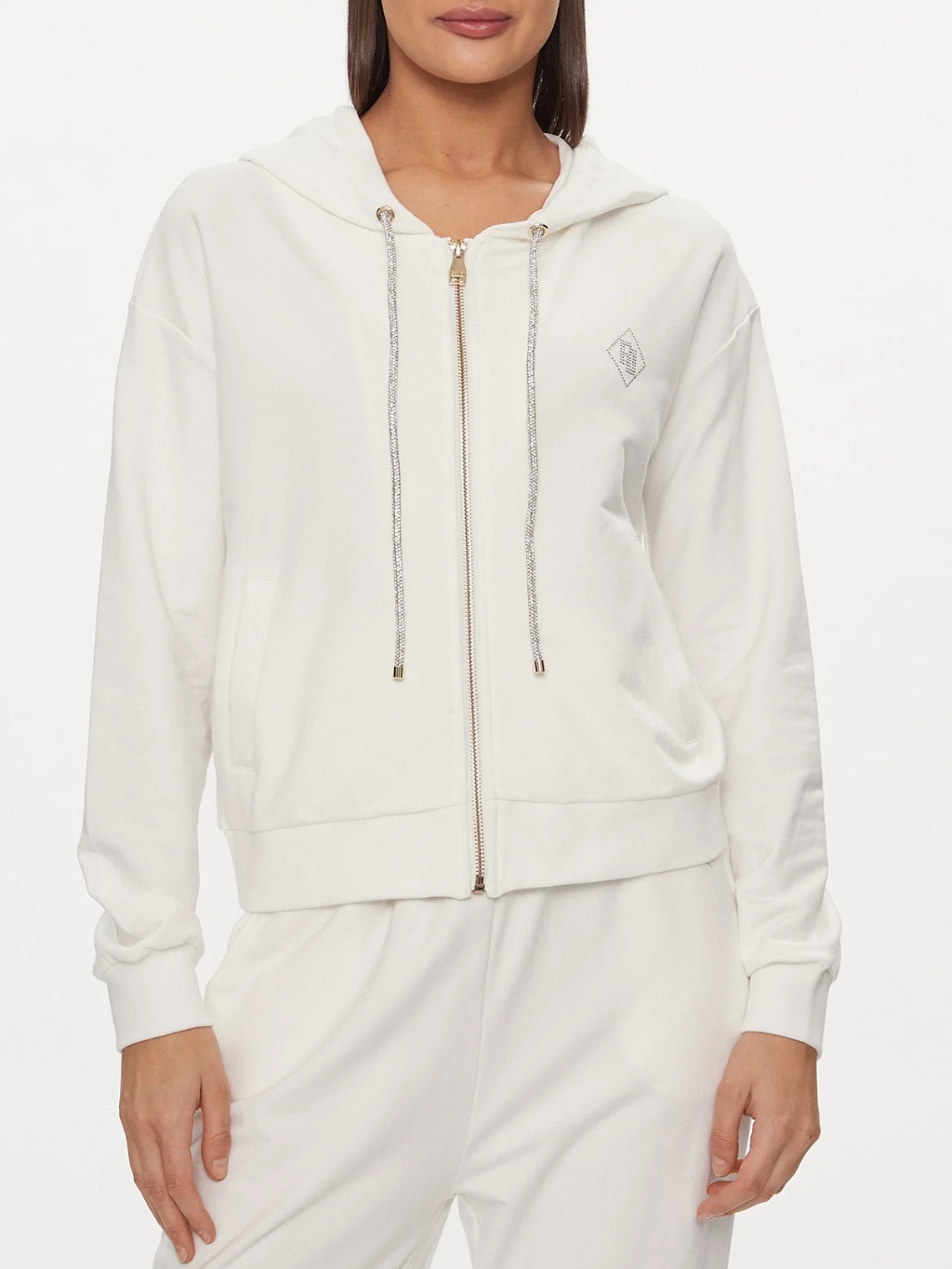 GAUDI Zip White mikina Veľkosť: XS