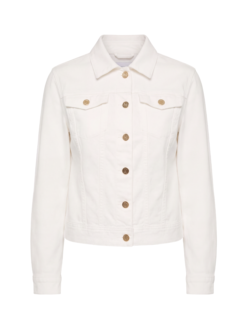 GAUDI Jeans White rifľová bunda Veľkosť: S