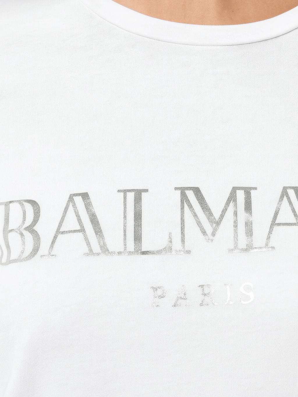 BALMAIN Paris Buttons White tričko Veľkosť: XL – Obrázok 4