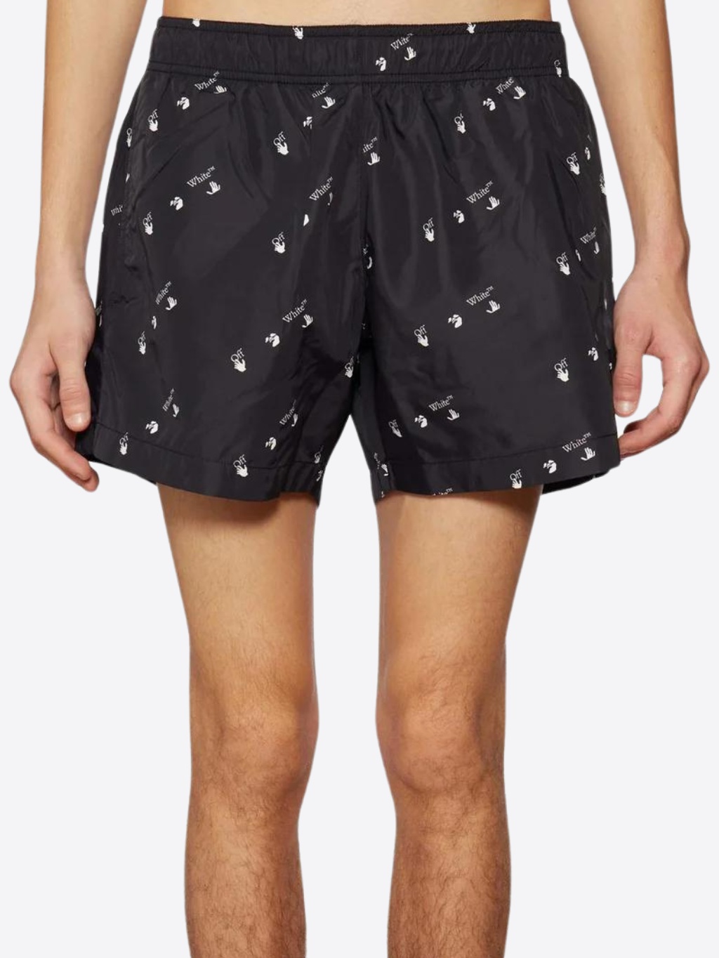 OFF-WHITE Logo Allover Black plavky Veľkosť: S