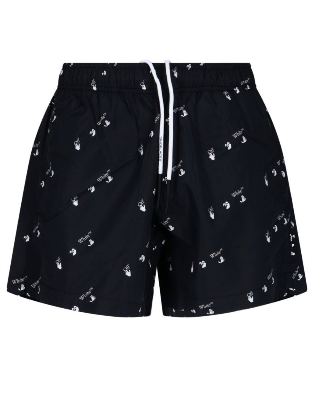 OFF-WHITE Logo Allover Black plavky S