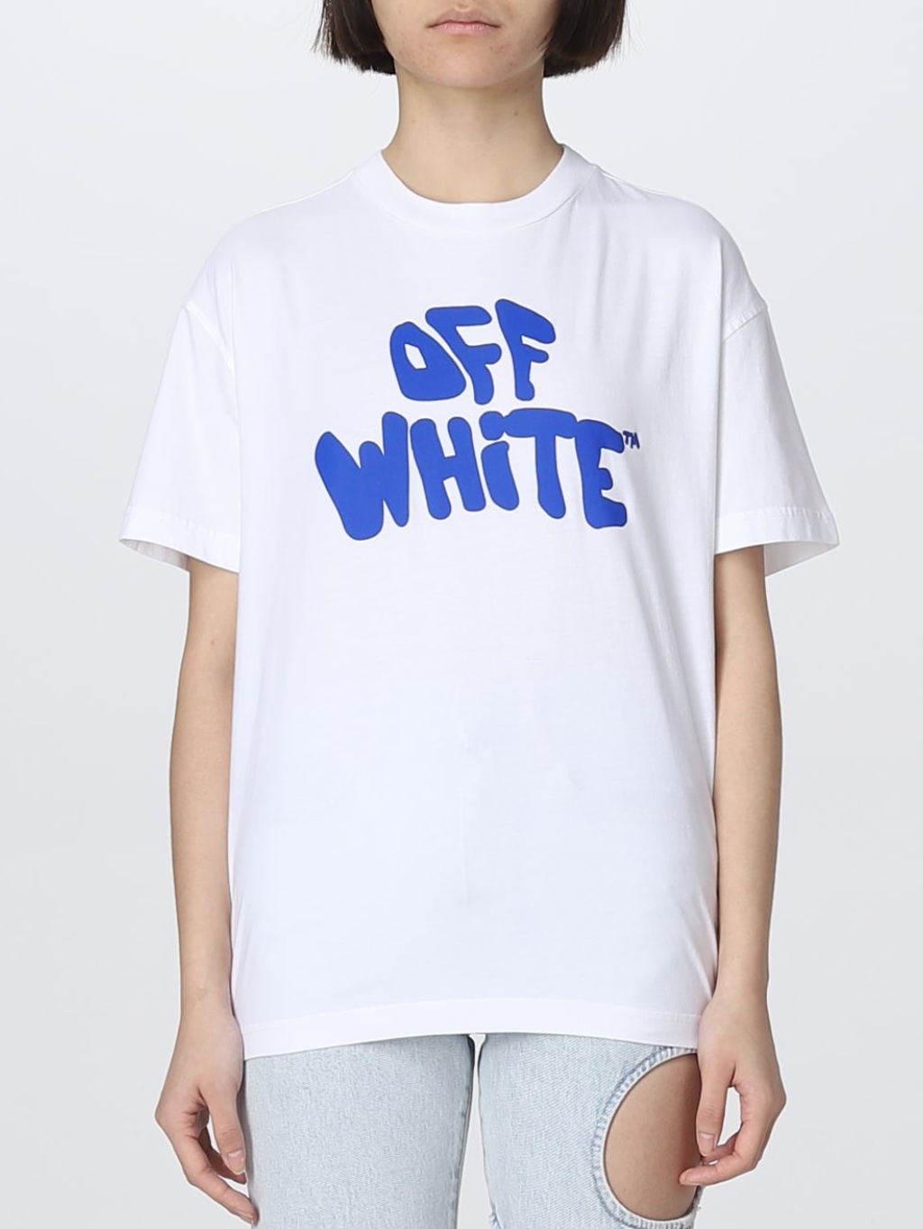 OFF-WHITE Logo White tričko Veľkosť: L