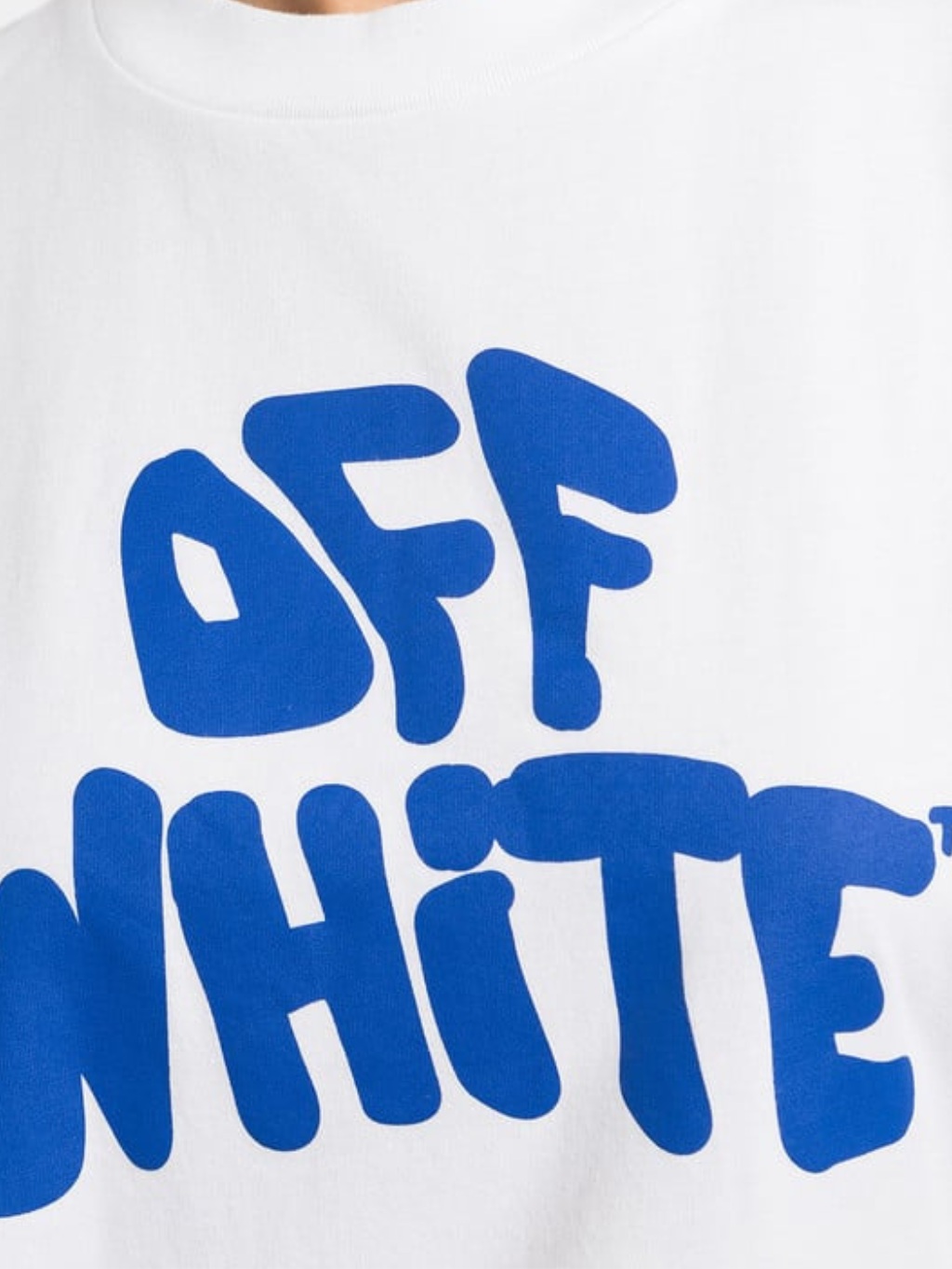 OFF-WHITE Logo White tričko Veľkosť: L – Obrázok 5