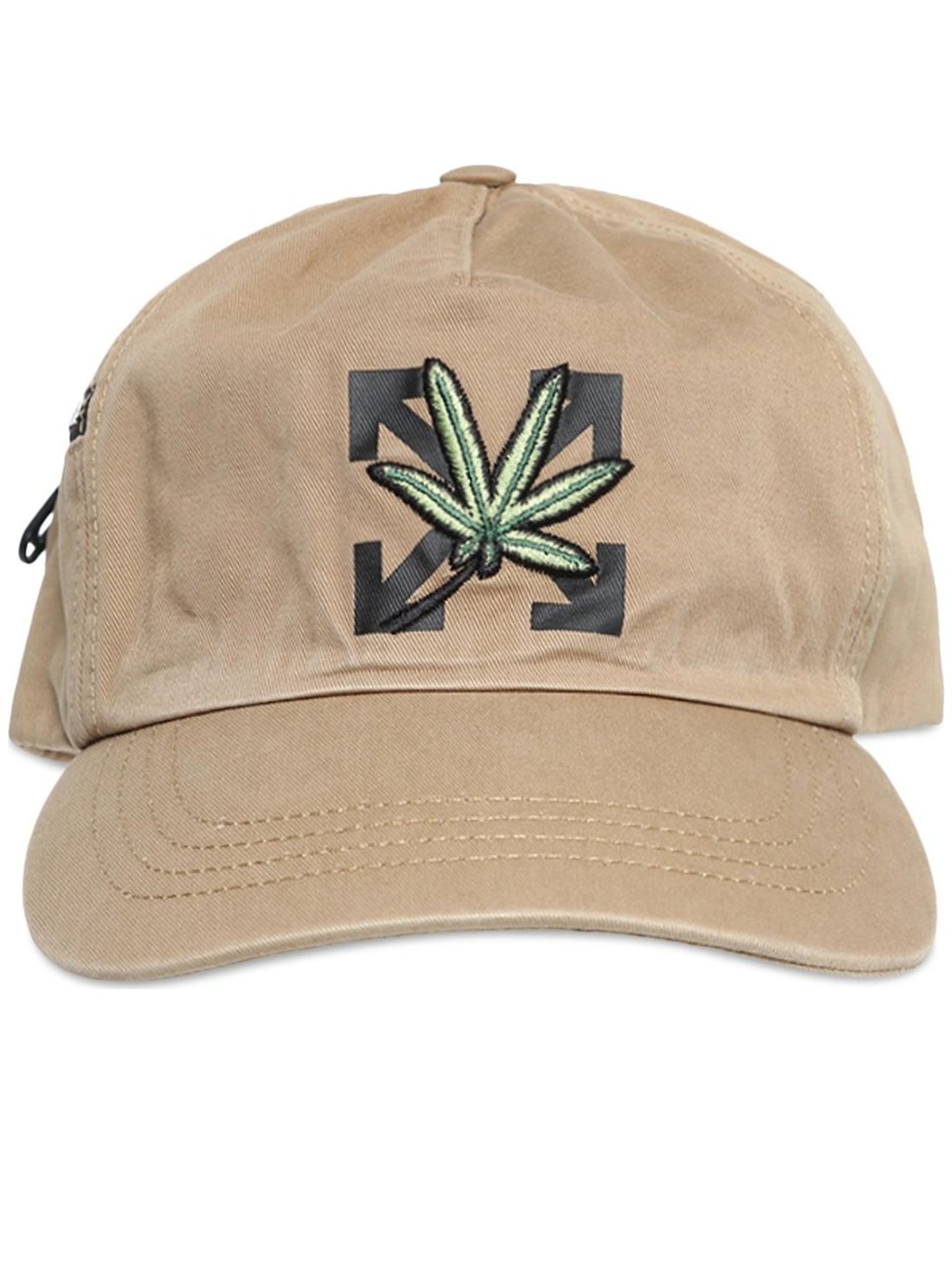 OFF-WHITE Weed Brown šiltovka