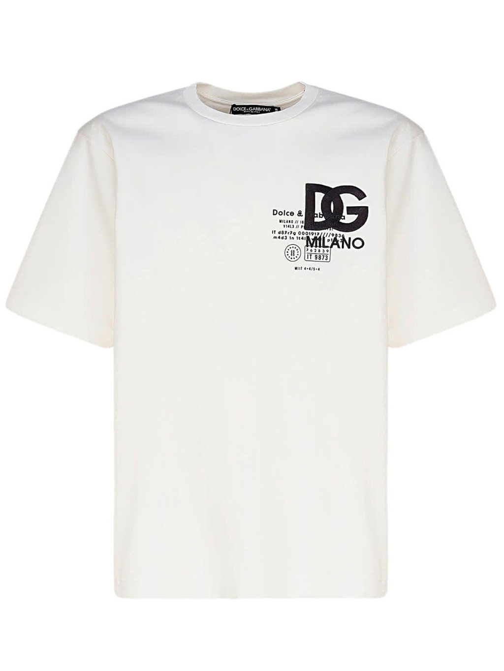 DOLCE & GABBANA Embroidered Logo White tričko