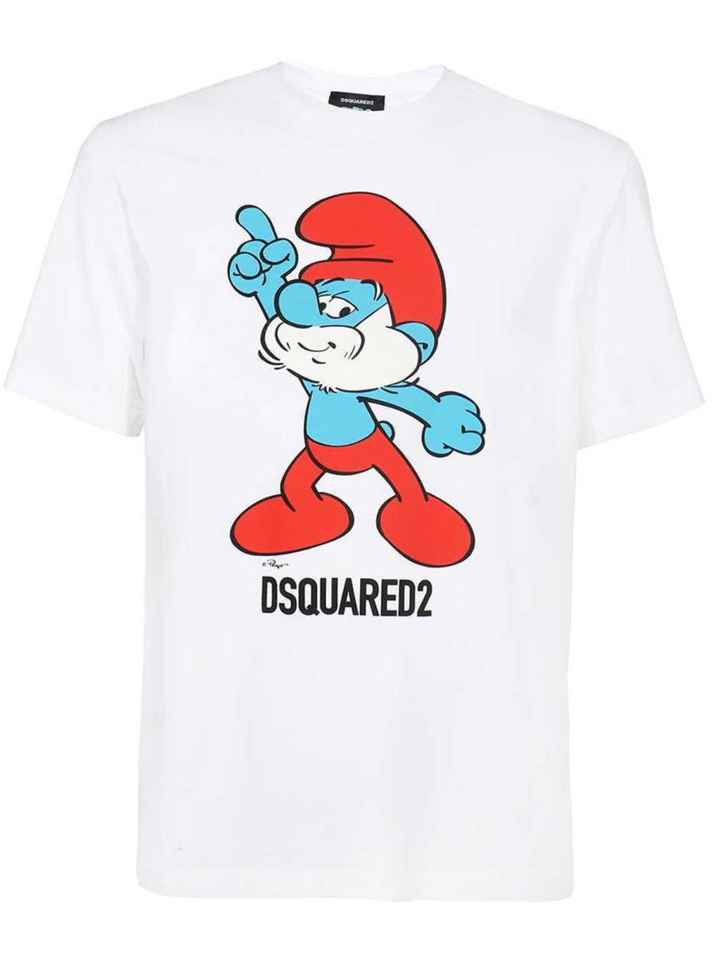 DSQUARED2 X The Smurfs White tričko S