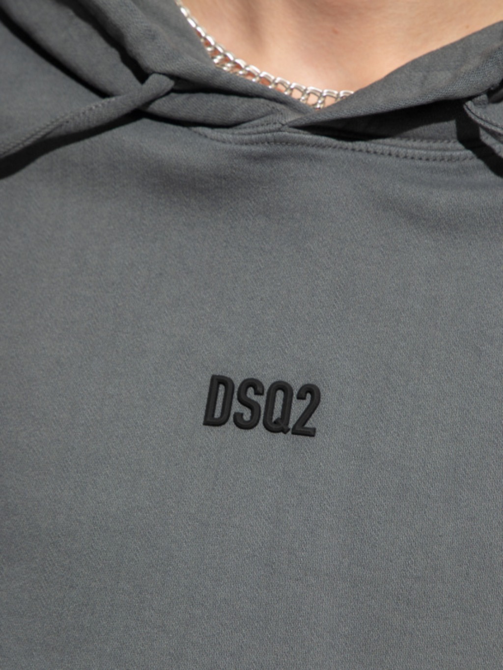 DSQUARED2 Logo Detail Grey mikina Veľkosť: S – Obrázok 4