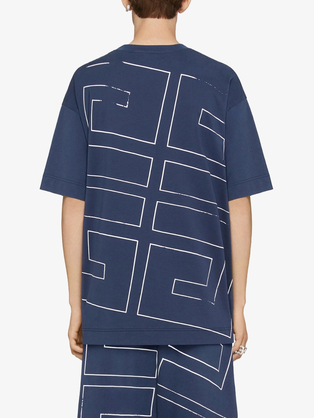 GIVENCHY 4G Deep Blue tričko Veľkosť: M – Obrázok 4