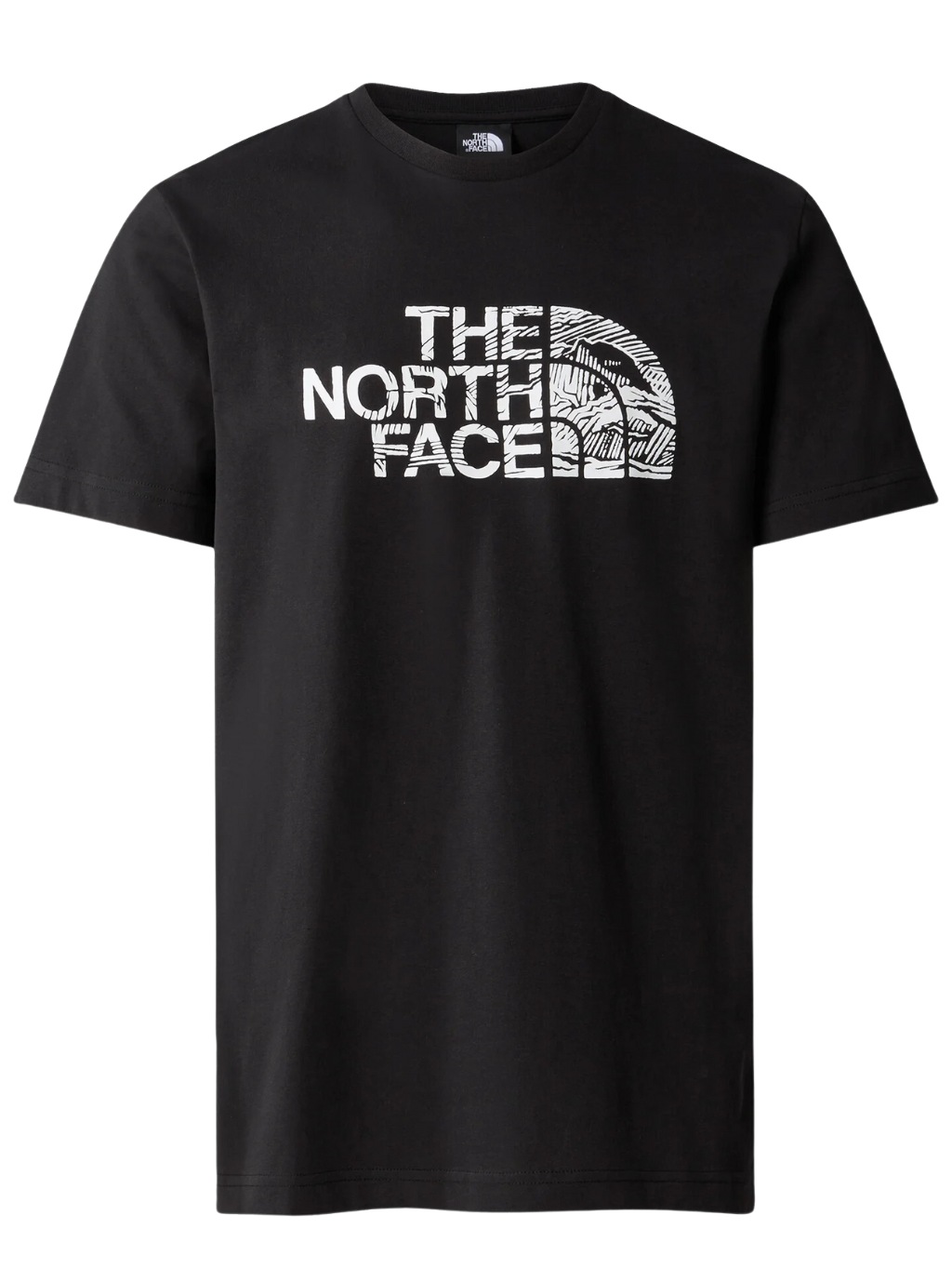 THE NORTH FACE Crack Black tričko S