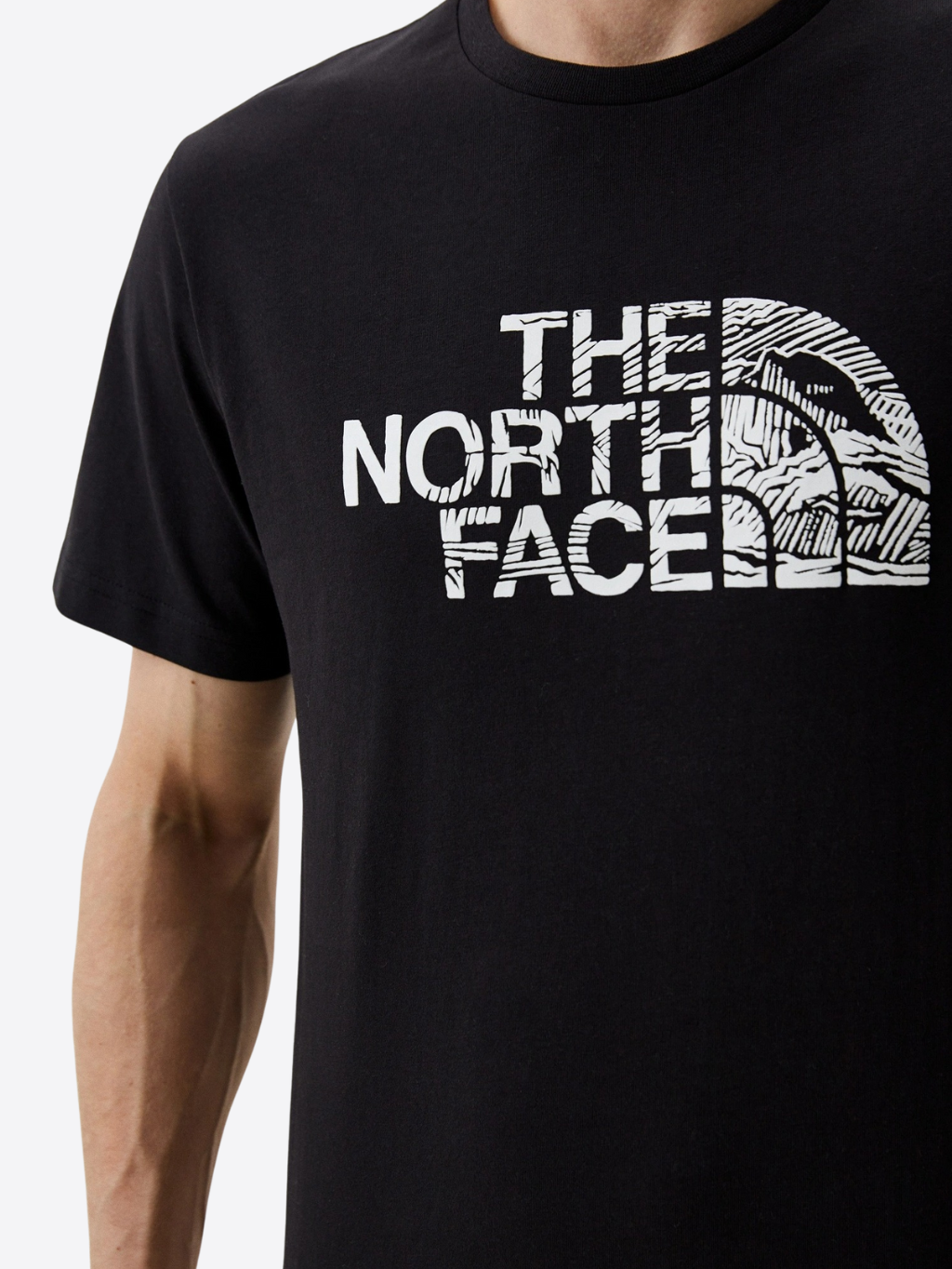 THE NORTH FACE Crack Black tričko Veľkosť: XXL – Obrázok 4
