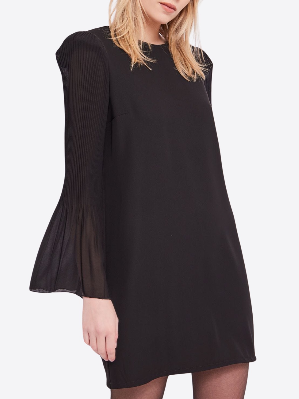 GAUDI Ruffled Black šaty Veľkosť: S