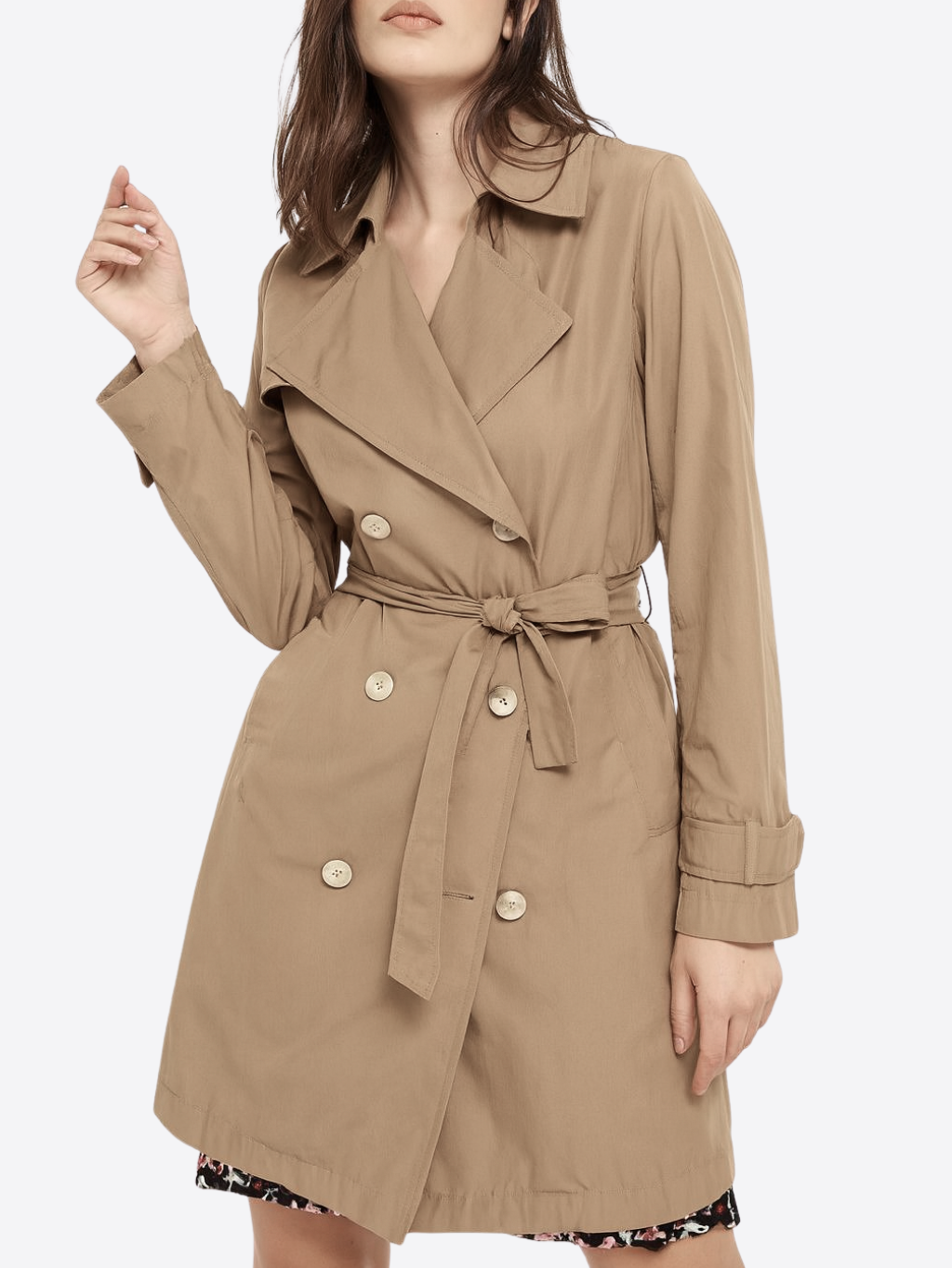 GAUDI Water Resistant Beige trenčkot Veľkosť: S
