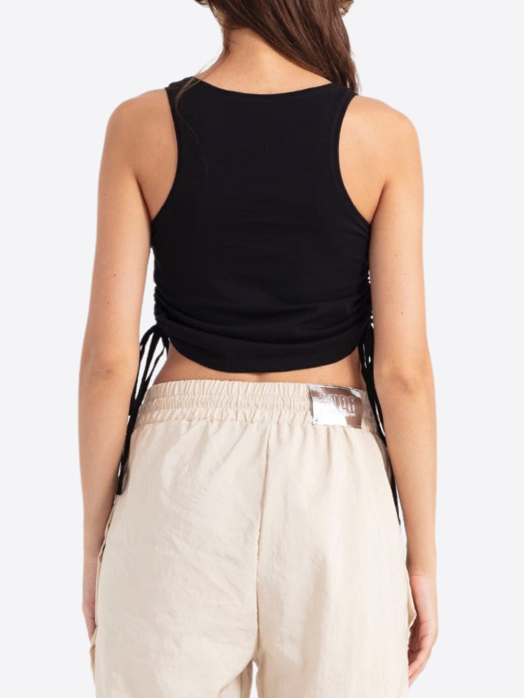 #VDR Logo Black Crop Top Veľkosť: L – Obrázok 3