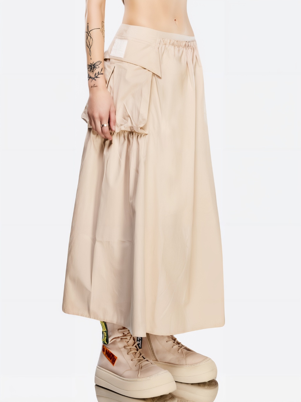 #VDR Crema Beige sukňa Veľkosť: L