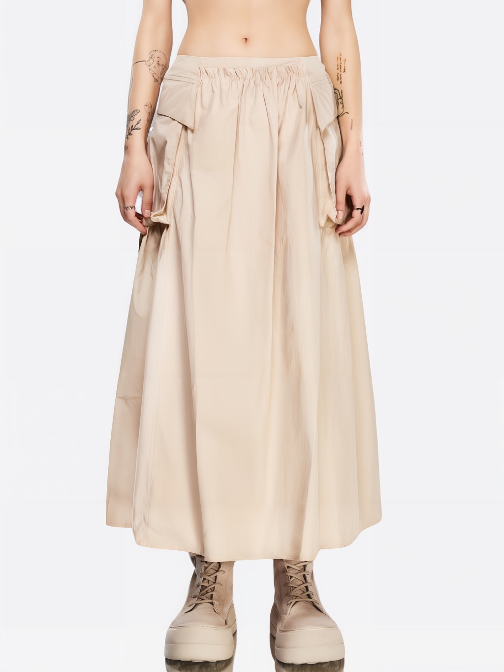 #VDR Crema Beige sukňa L