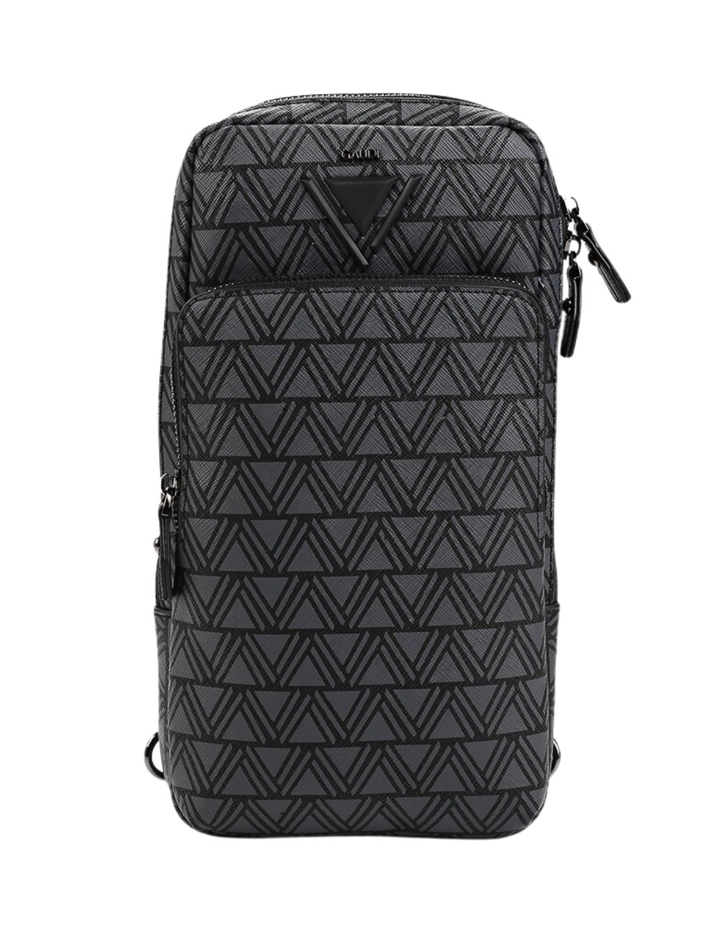 GAUDI Geometric Black crossbody taška