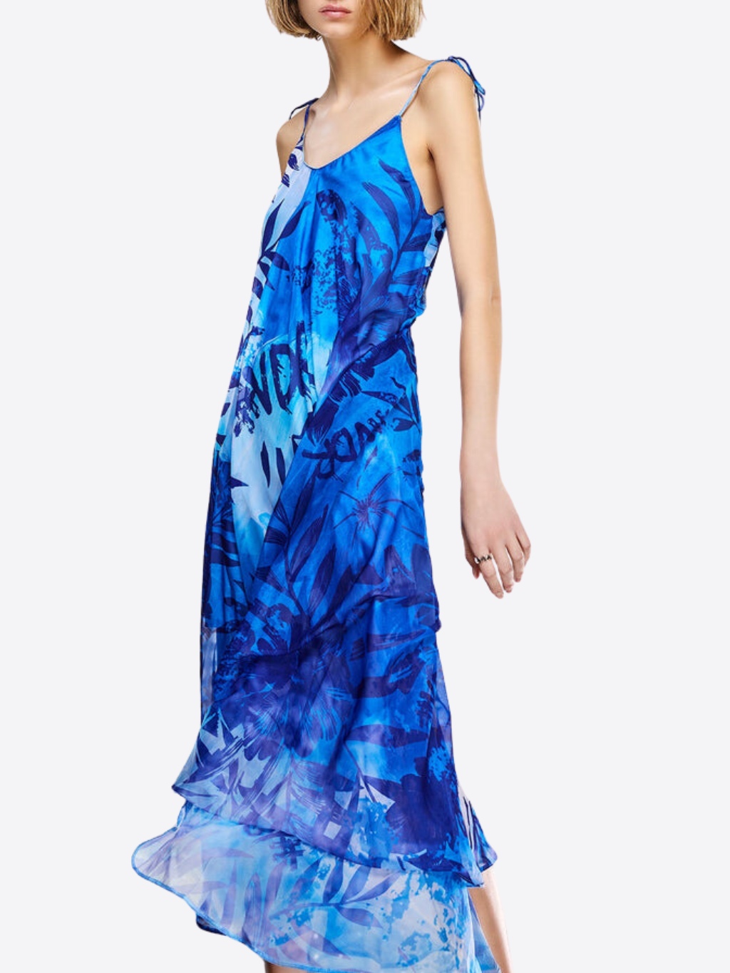 #VDR Wild Blue šaty Veľkosť: L – Obrázok 4