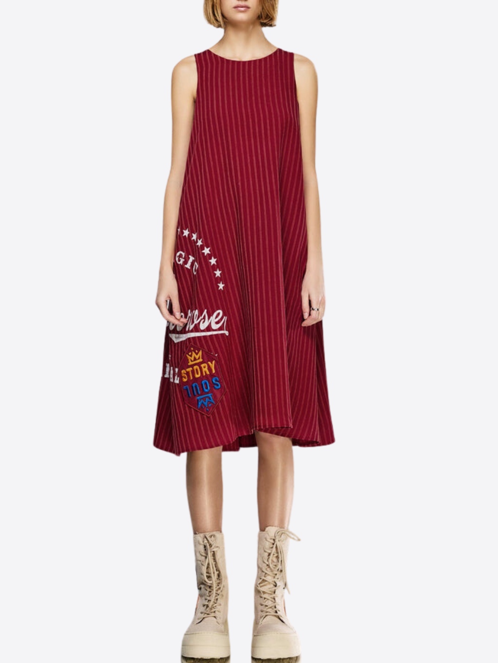 #VDR Bordo Red šaty M