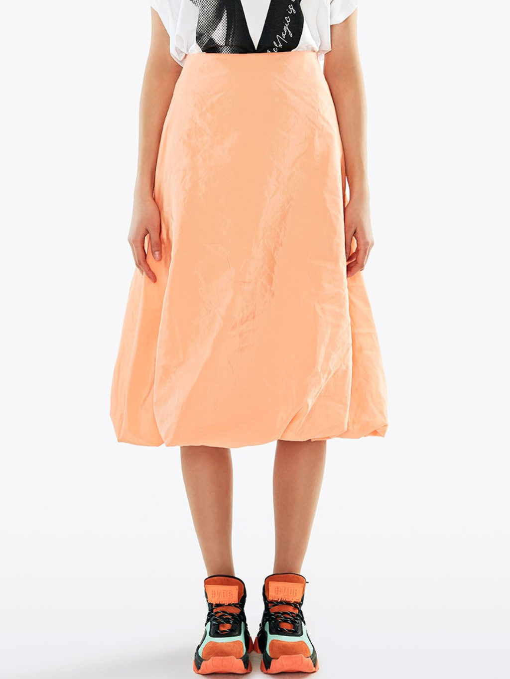 #VDR Peach Orange sukňa M